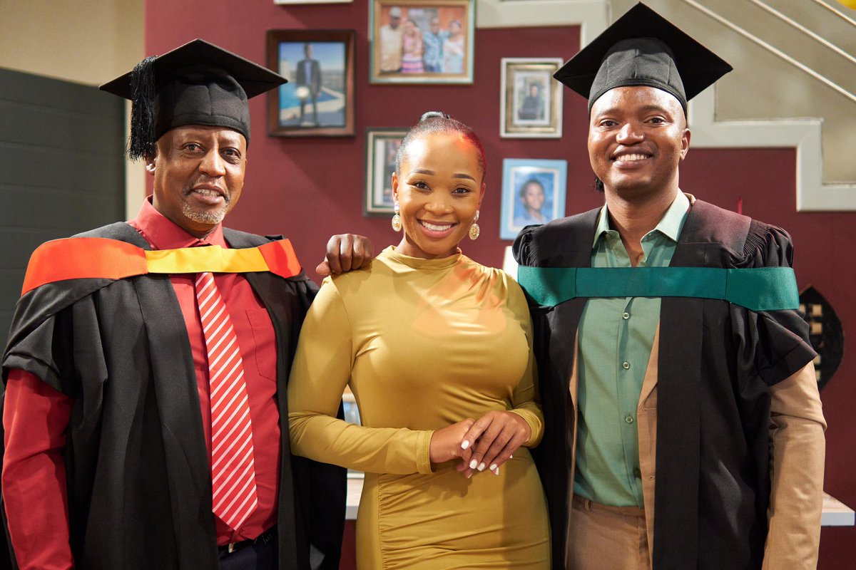 innosadiki's tweet photo. Double the pride, double the joy! 🎓💕 My heart is overflowing with love and pride as my son and sister graduate! 🙌 🙏To Dennis, my partner in parenting, we’ve done an incredible job raising our son! 👏 
  #SeakamelaFamily  #Sthoko #Clement #Pretty #SkeemSaam #graduation #Actor https://t.co/oe2n2TzR7k