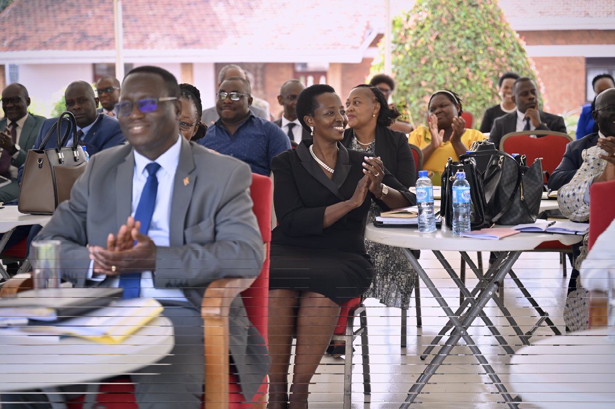 JanetMuseveni's tweet photo. The inauguration of the TVET Council and the Assessment Boards represents a significant milestone in Uganda's education and skills development landscape. It demonstrates our commitment to delivering training that is relevant, market-driven, &amp; aligned with the needs of employers. https://t.co/YrV2CVSjwp