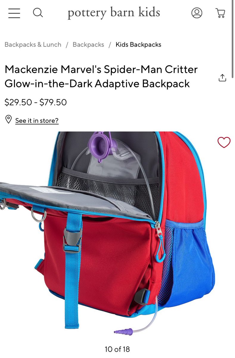 Kristy (@breadnbuttercup) on Twitter photo Check out these new adaptive backpacks from Pottery Barn Kids! Wheelchair handles and g-tube friendly features!!
Great job <a href="/PotteryBarnKids/">Pottery Barn Kids</a> ! Choices for our kiddos have always been ugly and clunkyā these are great!
potterybarnkids.com/products/mackeā¦
#InclusionMatters
#Disability Check out these new adaptive backpacks from Pottery Barn Kids! Wheelchair handles and g-tube friendly features!!
Great job <a href="/PotteryBarnKids/">Pottery Barn Kids</a> ! Choices for our kiddos have always been ugly and clunkyā these are great!
potterybarnkids.com/products/mackeā¦
#InclusionMatters
#Disability