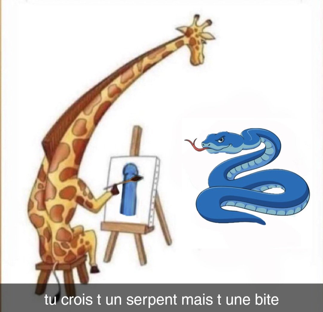 Souris, arrête de faire le nerveux là