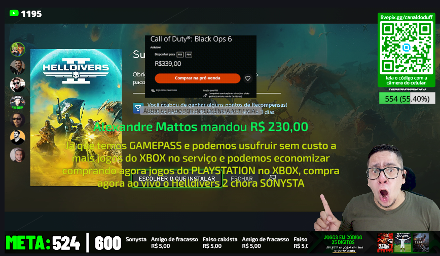 OCervejeiro_'s tweet image. Estávamos combinados de fazer um #HellNight caso o #XboxPrime realmente tivesse acesso aos jogos da Playstation via #Steam, mas nem foi preciso!

Graças a #Sony, #Helldivers2 foi publicado na #XboxStore, e graças ao meu amigo ALEXANDRE MATTOS a minha cópia está 100% garantido. 💚