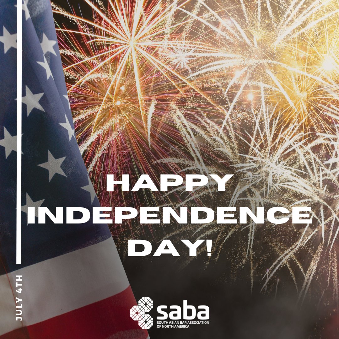 SABA North America wishes everyone a Happy Independence Day!