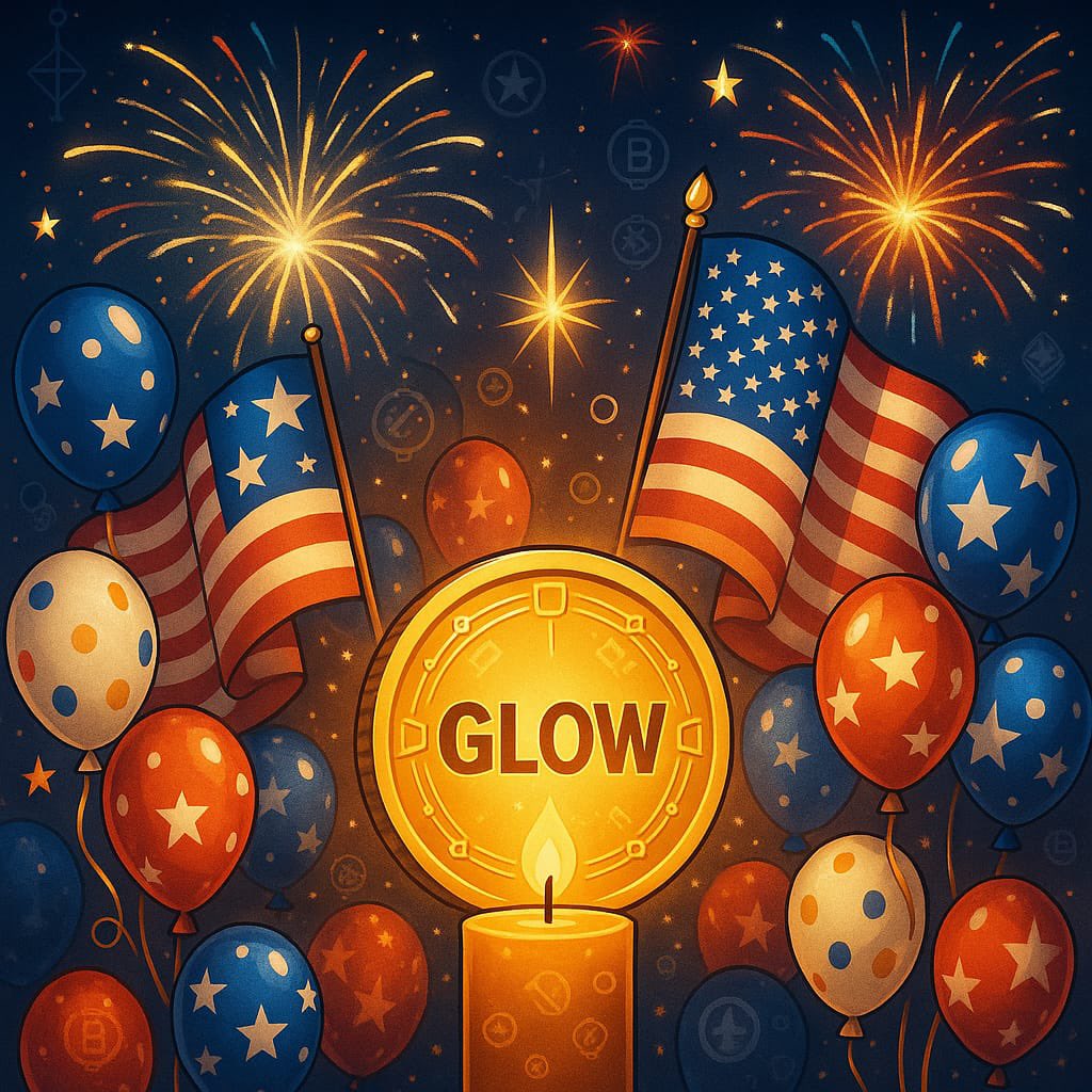 LibertyGlowCoin's tweet photo. Happy 4th of July! 🎆
This isn’t just about fireworks — it’s about freedom, fire… and $GLOW.
Light the spark. 🔥 Hold the line. 🫡
#LibertyGlow — born for moments like this.
#GLOWcoin #LibertyGlow #4thOfJuly #CryptoIndependence #MemeCoin #DeFi #CryptoCommunity #USA #Fireworks #CryptoLife #HODL #Bitcoin #Altcoin #FreedomToken #RedWhiteAndGLOW