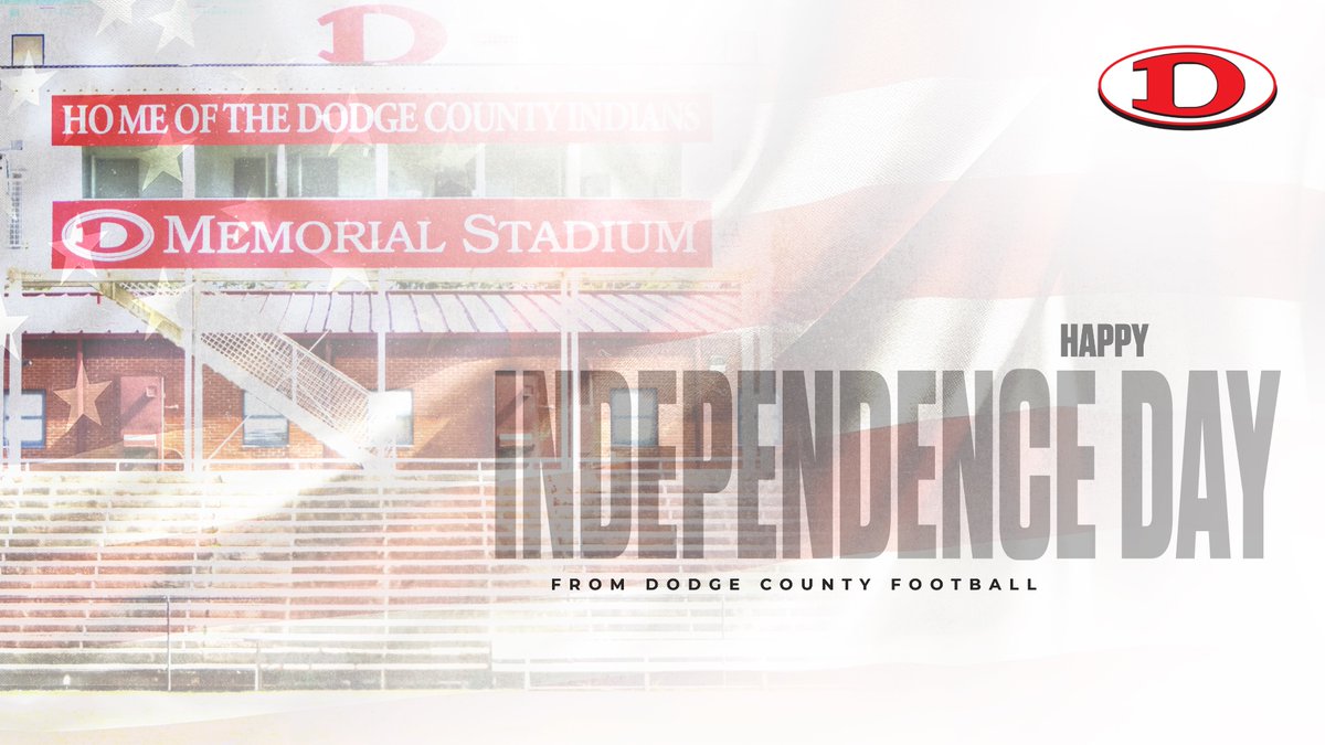 Stars, stripes, and Friday night lights. Happy Independence Day!!🇺🇸🔥#HEART #GoDodge