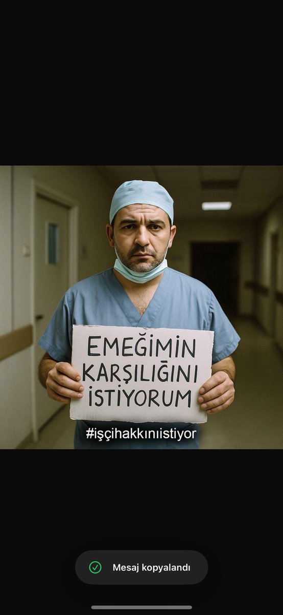 #Kammişçileri Adil ve emeğin onuruna yakışır bir Kamu Çerçeve Protokolü hakkımız hakkımız, vazgeçmeyeceğiz. 

 #işçihakkınıistiyor <a href="/RTErdogan/">Recep Tayyip Erdoğan</a> <a href="/isikhanvedat/">Prof. Dr. Vedat Işıkhan</a> <a href="/iletisim/">T.C. İletişim Başkanlığı</a> <a href="/memetsimsek/">Mehmet Simsek</a>
