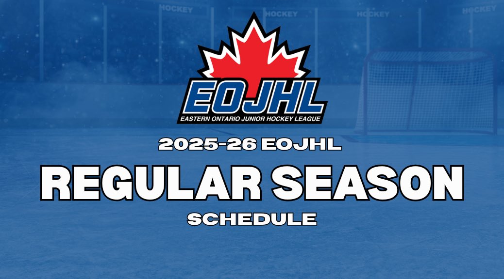 📣 The 2025-26 EOJHL Schedule has dropped!
🏒 286 games. 13 teams. 1 epic season.
🗓️ Opener: Sept 16 – Ottawa vs. Carleton Place
🔥 Family Day Finale: 5 rivalry matchups
🎃 🪖 🎄 Special games all season long

🗞️ theeojhl.ca/eojhl-releases…