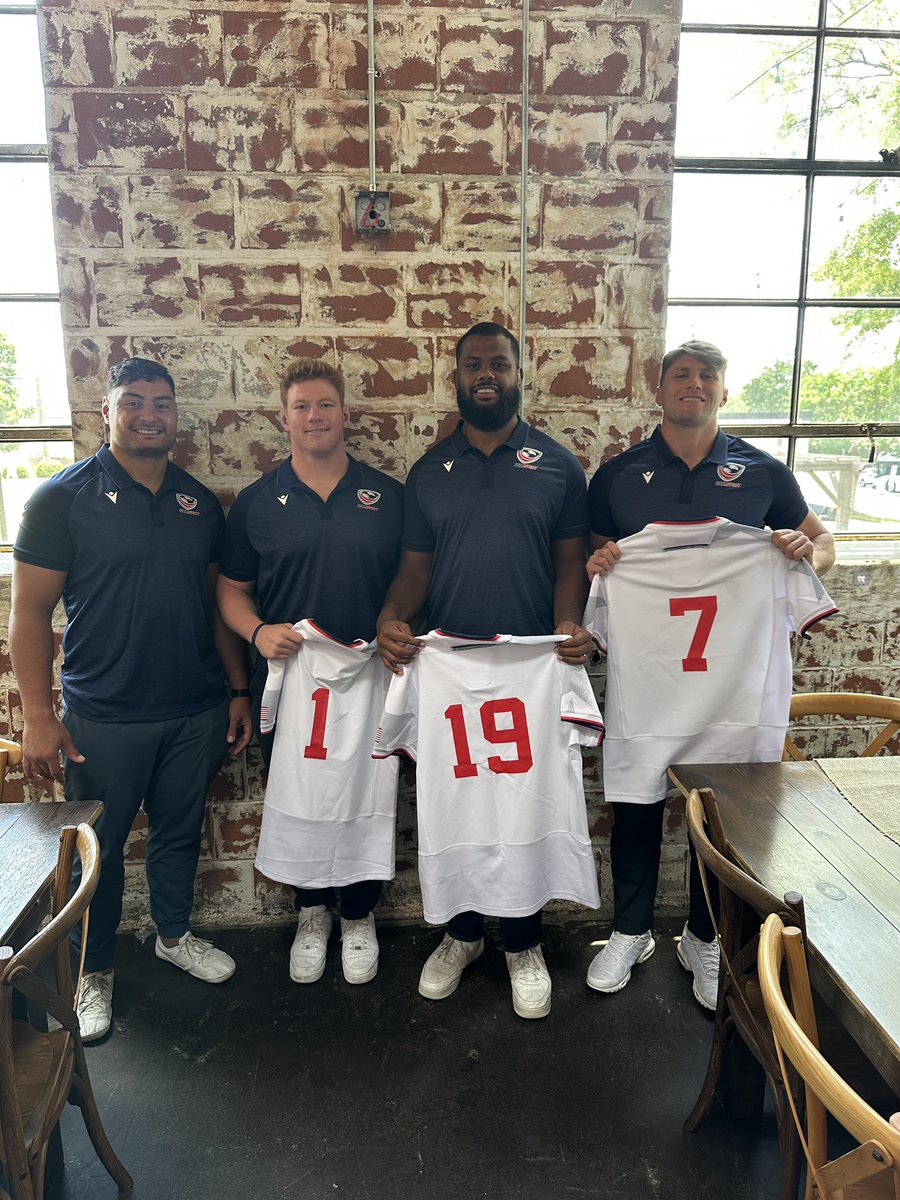 OldGloryDC's tweet image. Wishing our OG boys the best for tomorrow against Belgium in Charlotte, NC at 7:30pm EST💥
@usarugby | @usmlr