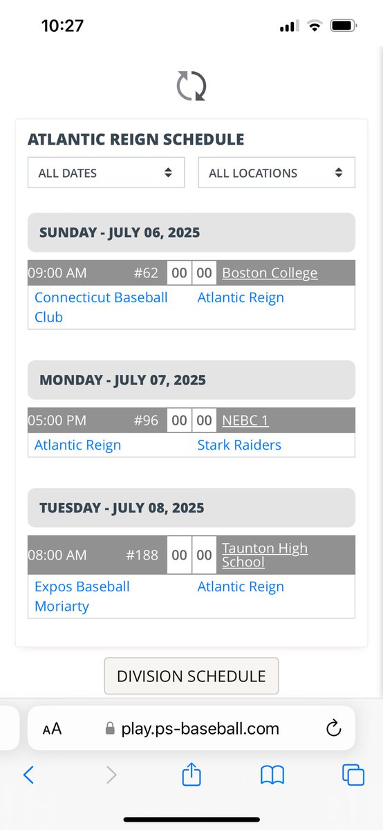Jack Walsh (@jackwalsh7141) on Twitter photo Here is my schedule this week at the Boston open playing for the Reign . <a href="/BUncommitted/">Baseball_Uncommitted</a> <a href="/CoastRecruits/">Coast 2 Coast Recruits</a> <a href="/UncommittedUTR/">Under The Radar 𝕏</a> <a href="/NJCollegeBSBNat/">Jersey Baseball Nation</a> Here is my schedule this week at the Boston open playing for the Reign . <a href="/BUncommitted/">Baseball_Uncommitted</a> <a href="/CoastRecruits/">Coast 2 Coast Recruits</a> <a href="/UncommittedUTR/">Under The Radar 𝕏</a> <a href="/NJCollegeBSBNat/">Jersey Baseball Nation</a>