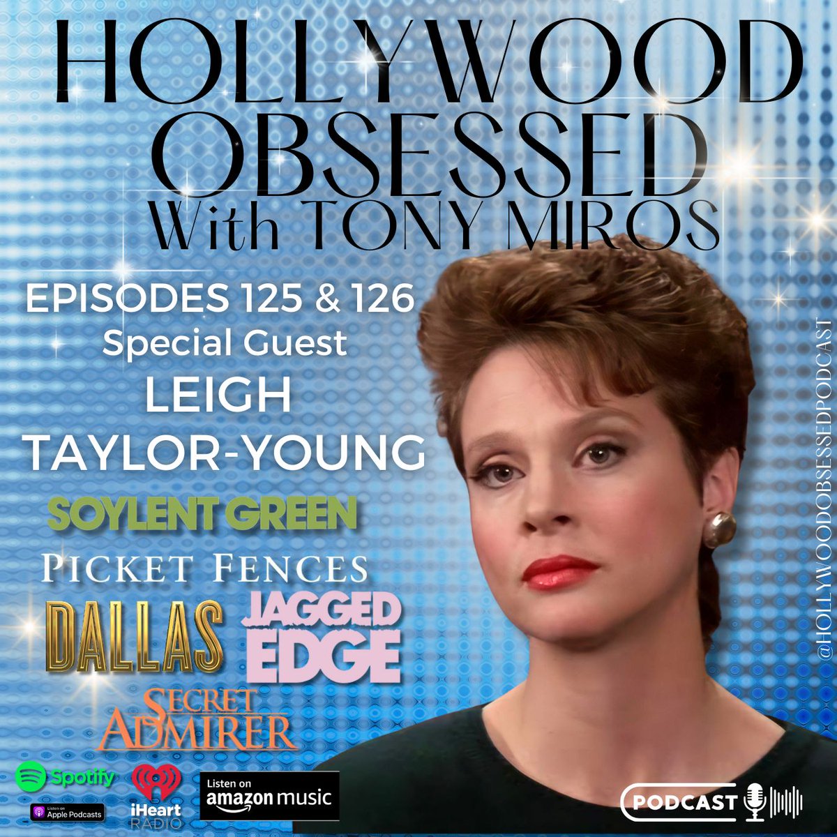 Start your July 4th weekend with a Hollywood bang! 2 brand-new episodes of <a href="/HLWDobsessed/">Hollywood Obsessed: The Podcast</a> r now streaming—featuring a radiant 2-part convo with Emmy-winner <a href="/LightLTY/">Leigh Taylor-Young</a>
Ep. 125: hollywoodobsessedthepodcast.com/s1e125    Ep. 126: hollywoodobsessedthepodcast.com/s1e126  LISTEN NOW &amp; celebrate #leightayloryoung