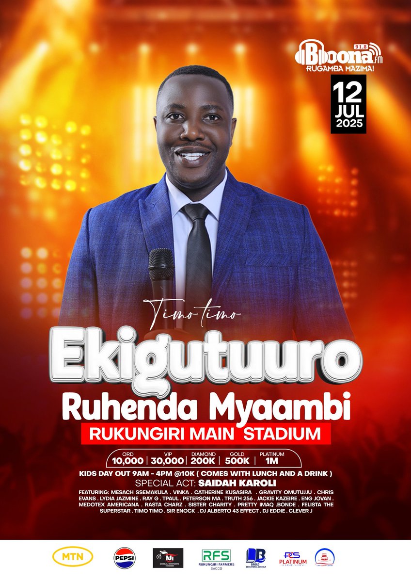 Here is the deal 🤝 

Saturday at Rukungiri Main Stadium 🔥🔥🔥