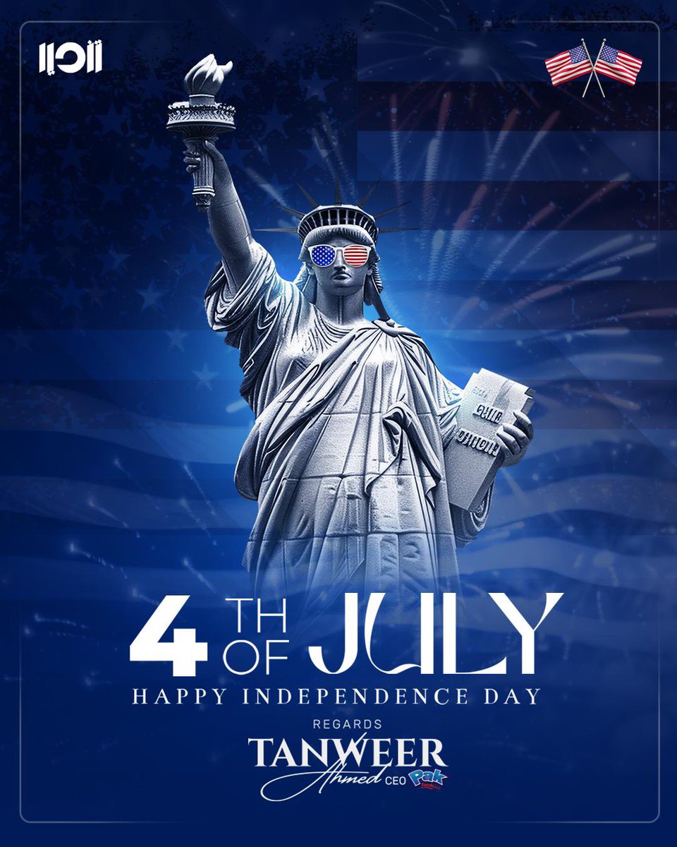itanweerahmed's tweet image. Happy 4th of July! May your day be marked by joy, pride, and celebration as you commemorate the spirit of American independence. Enjoy the festivities, acknowledge the sacrifices, and appreciate the freedom we share.