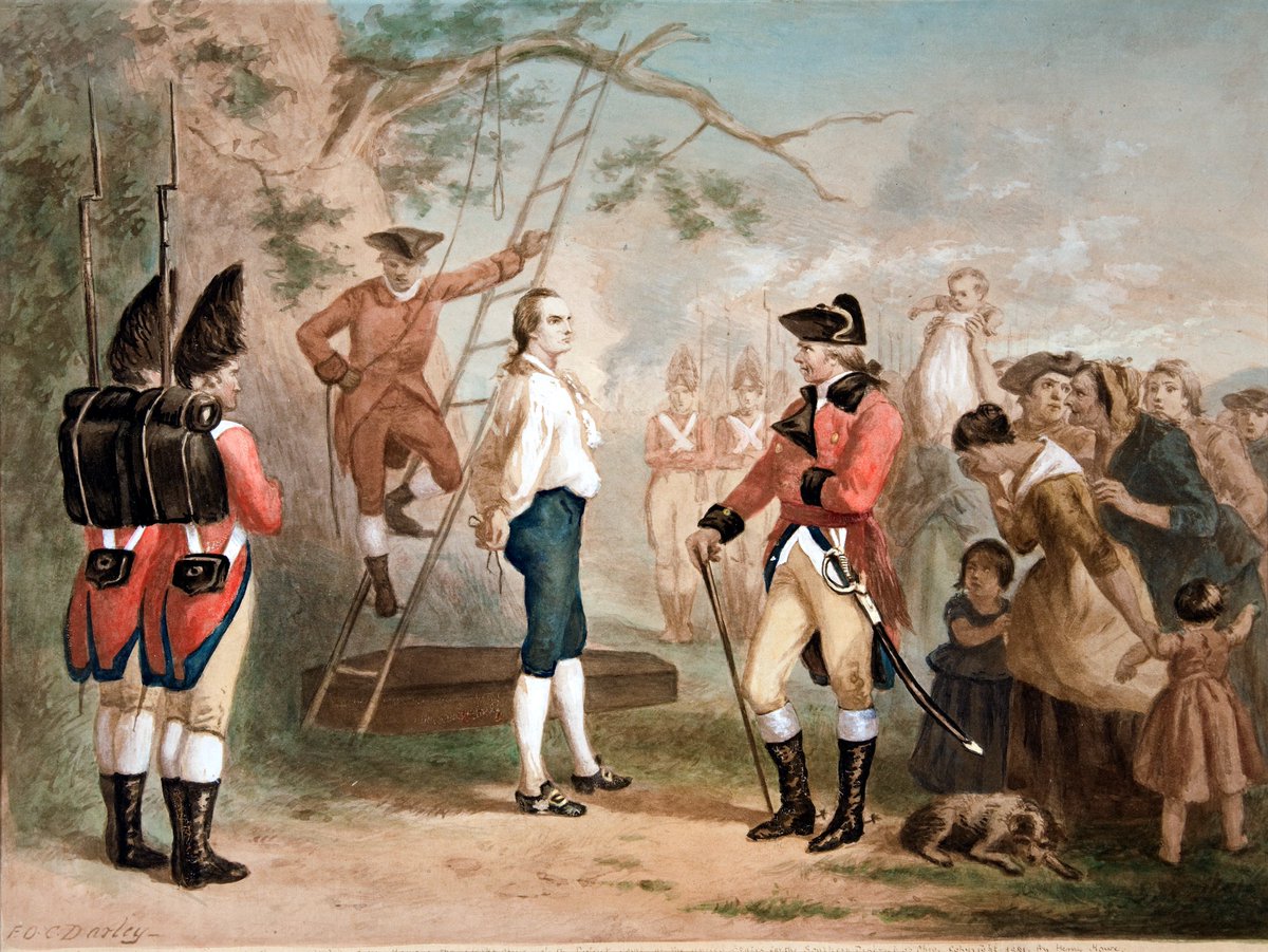 jimmyforjax's tweet image. Happy #IndependenceDay! Just don’t forget the cost that was paid to get us here after 249 yrs. Remember Nathan Hale who, during his execution by the Brits, he said “I only regret, that I have but one life to lose for my country”
We get to celebrate bc of self sacrifices, not ego