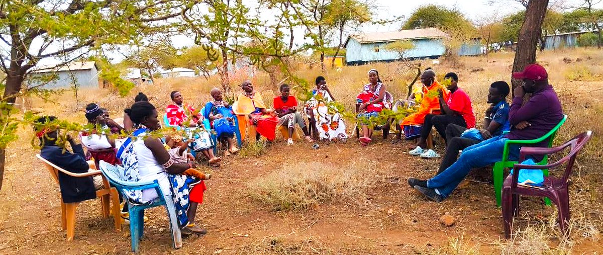 naretintoiye's tweet photo. This week with support from our partner @GCN_Kenya our community came together in a powerful Intergenerational Dialogue Meeting to break the silence around harmful cultural practices and SGBV at Engumi Village in Namelok, Kimana ward. https://t.co/XPAxfFdMQc