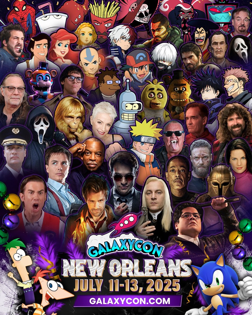 Imagine the restaurant reviews after this one. Hope to see you there for some gumbo and bread pudding in NOLA. For more information, go to galaxycon.com
