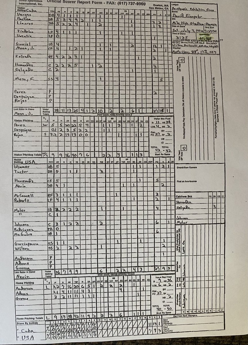 rickgreene23's tweet image. Throw back Friday, @USABaseball edition. July 4,1992 Mile High stadium in Denver. Over 70,000 in attendance. @Rockies unveiled their unis that day. Great clash with Cuba baseball. Amazing memories. Go #USA #july4th #baseball
