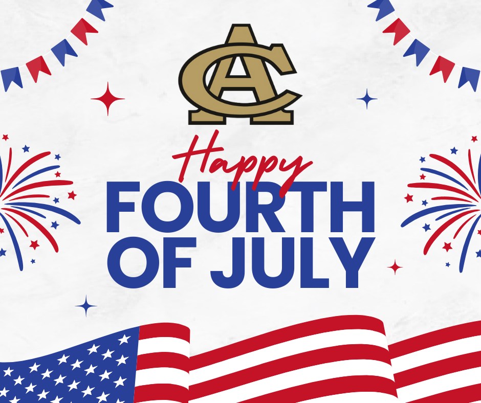 Wishing our Canton Academy family a safe and joyful July 4th!