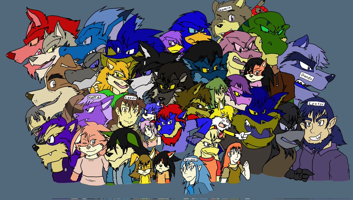 RedHedge8's tweet image. Another Elderly/ middle aged icky and friends art