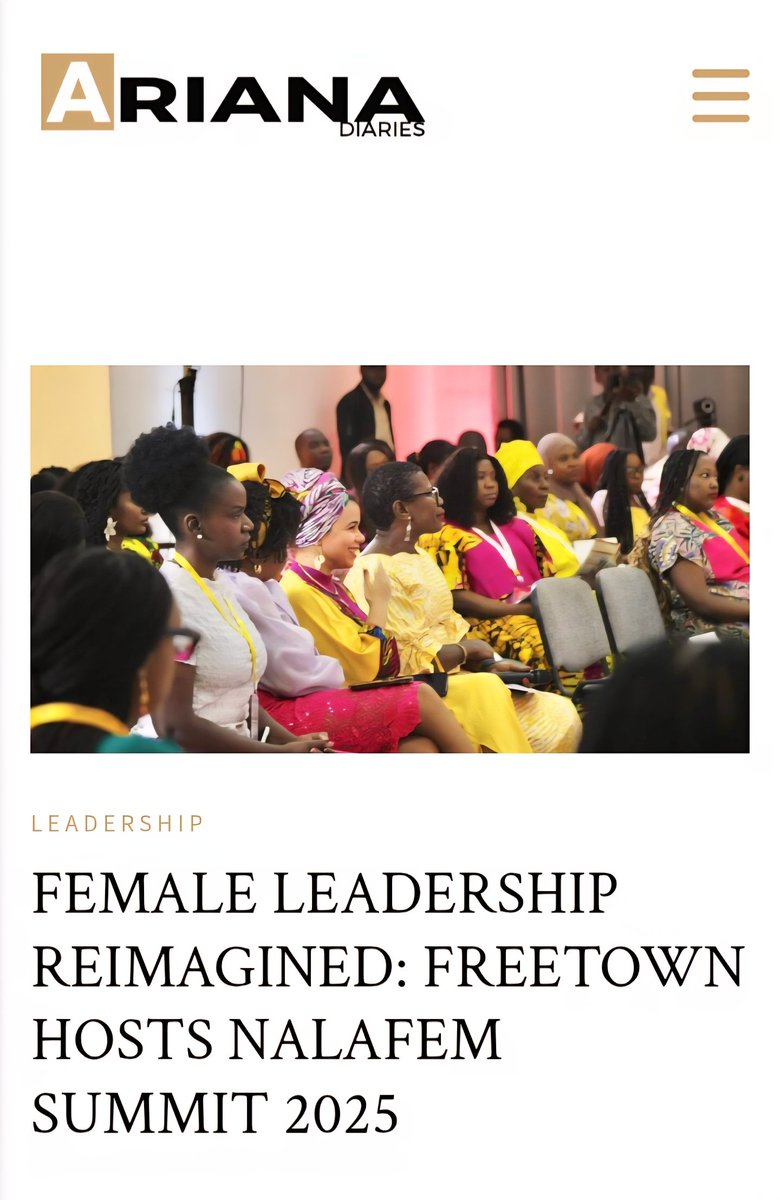 From representation to real power: what happens when Africa’s boldest women leaders gather to reshape the future? Dive into this raw, reflective, and strategy-packed recap of #NALAFEM2025. 

Read, share, and be inspired:
 arianadiaries.com/2025/07/04/fem…