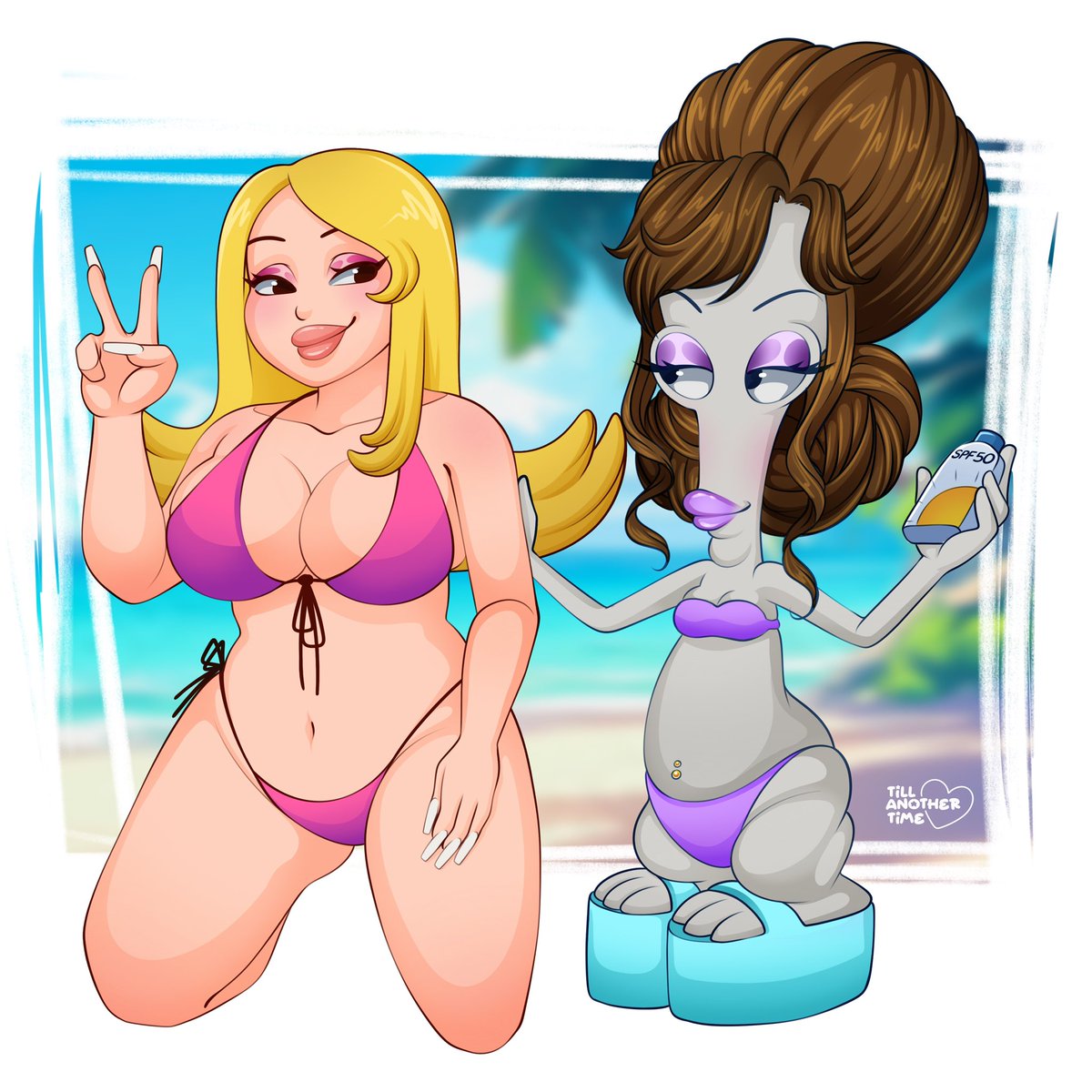Tillanothertime's tweet image. ☀️ 🏝️
#AmericanDad #adtwt #francinesmith #rogersmith