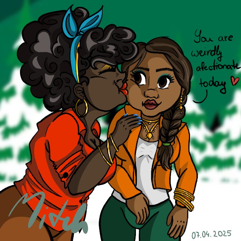 KYMAN WEEK!
.
Day 4: Pandeverse/Cheek smooch 
.
.
.
#SouthPark #kyman #kymanweek2025 #Spkyman #Pandeversekyman