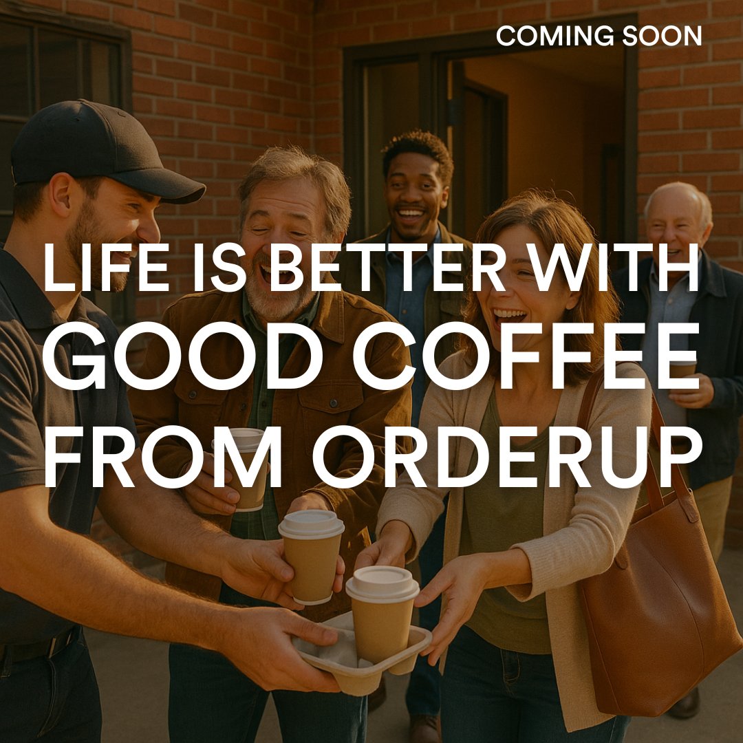 Skip the coffee run. OrderUp will deliver smiles (and great coffee) to your office.