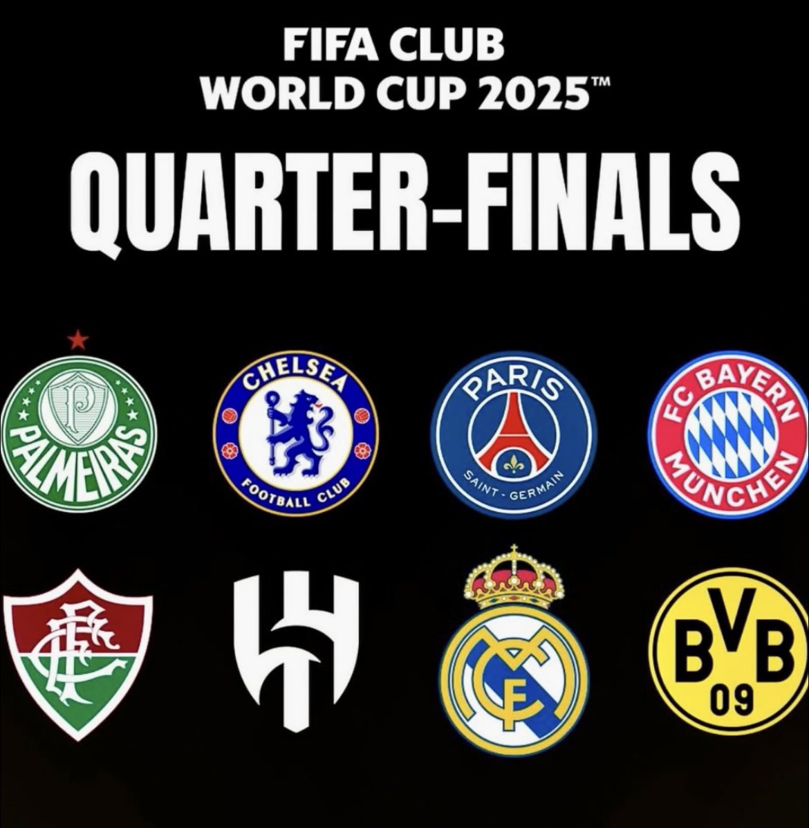 Kvartfinalene i FIFA klubb-VM, den mest hatede fotballturneringen (for norske supportere), spilles i kveld. Brasilianerne fra Fluminense og Palmeiras er med!

🇧🇷 <a href="/FluminenseFC/">Fluminense F.C.</a> x <a href="/Alhilal_FC/">نادي الهلال السعودي</a> 🇸🇦
🕘 21.00 4.7.25
🇧🇷 <a href="/Palmeiras/">SE Palmeiras</a> x <a href="/ChelseaFC/">Chelsea FC</a> 🏴󠁧󠁢󠁥󠁮󠁧󠁿
🕒 03.00 5.7.25

📺<a href="/vgsporten/">VG Sporten</a>