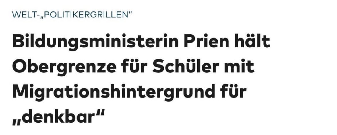 Plakative Äußerungen helfen definitiv nicht. Sie verschleiern, dass vor allem der soziale Hintergrund die Bildungslaufbahn erschwert. Diese Aussagen verdecken die Notwendigkeit, unsere Schulen inklusiv, rassismuskritisch aufzustellen und besser zu fördern. #Migrationshintergrund
