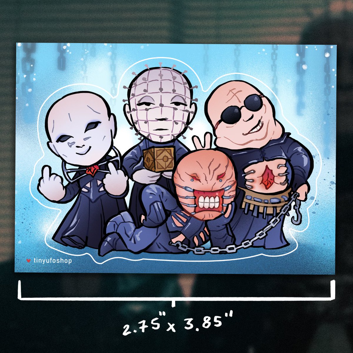 tinyufoboss's tweet image. got a little summer shop update! and a promo code :)
ko-fi.com/tinyufo/shop
#hellraiser #jaws #ichithekiller
