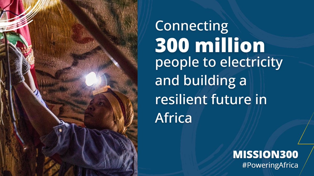 🌍 Nearly 600 million people in Sub-Saharan Africa lack electricity—about 83% of the world’s unelectrified population. By 2030, #Mission300 aims to connect 300 million people, reducing their vulnerability to severe weather and economic shocks.
Learn more: wrld.bg/Jilq50Wl5Hr