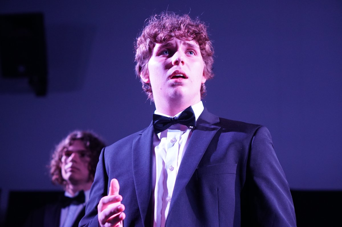 #RGSDrama The Senior Production, Bouncers - a brutally honest &amp; highly entertaining glimpse into British nightlife, everything from drunken clubbers, to hairdressers, to lads on a big night out! Rapid character changes, physical comedy, &amp; biting social commentary.