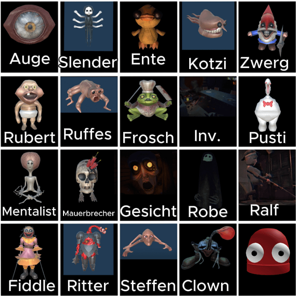 TH3W0IF's tweet photo. unsere liste für die Namen der Monster in REPO.
inv.=Unischtbar

einfach geil https://t.co/BZLZA0Ow1l