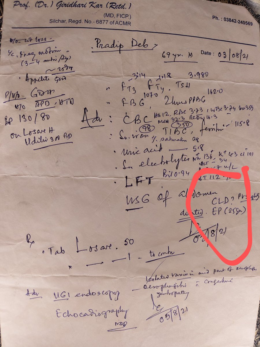 mangomanviews's tweet image. #healthinsurancescam #starheathscam replies from @StarHealthIns after claim intimation. One of them asked for CLD related docs . We submitted all of the docs we had.  From which it can be seen that we dint had prior knowledge of CLD. Even local doctor was not sure. (Part 1)