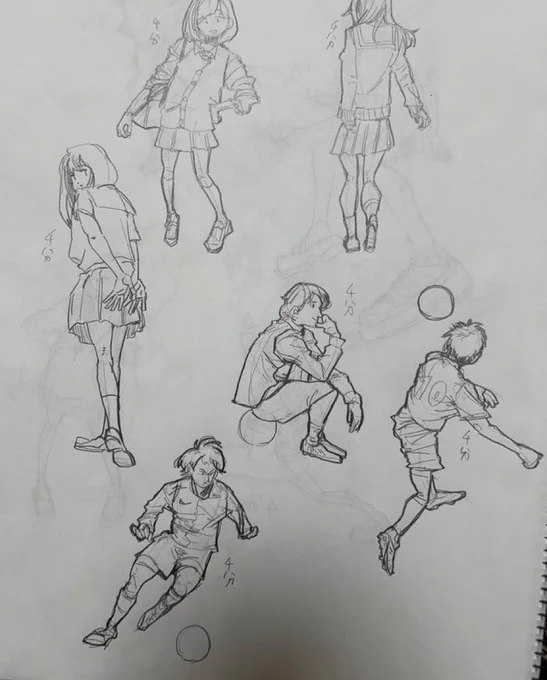 隙あらば美少女に紛れ込ませてメッシ描く癖がある 