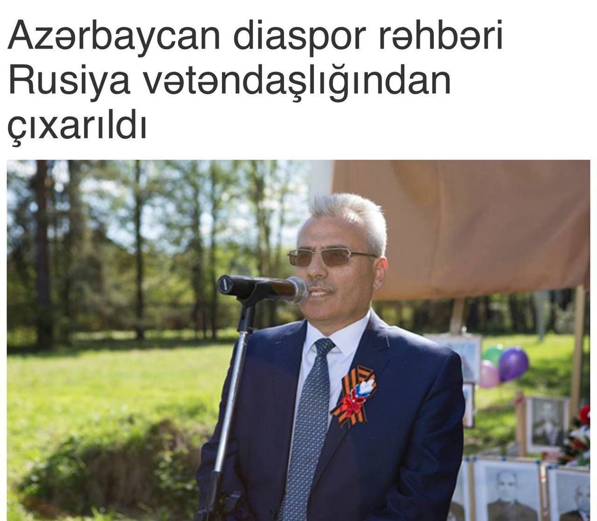 Глава азербайджанской диаспоры Московской области Эльшан Ибрагимов, который по неофициальным данным владел рынком "Садовод" и поставлял туда продукцию через компанию ООО «Торговый дом Десяточка» — лишён гражданства России и выдворен из страны с пожизненным запретом на въезд.