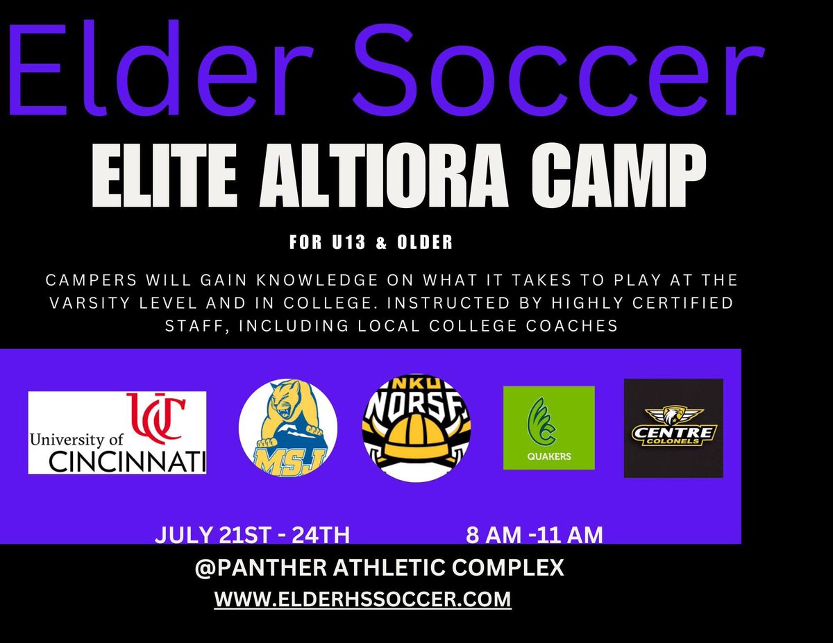 Elder Soccer tweet media