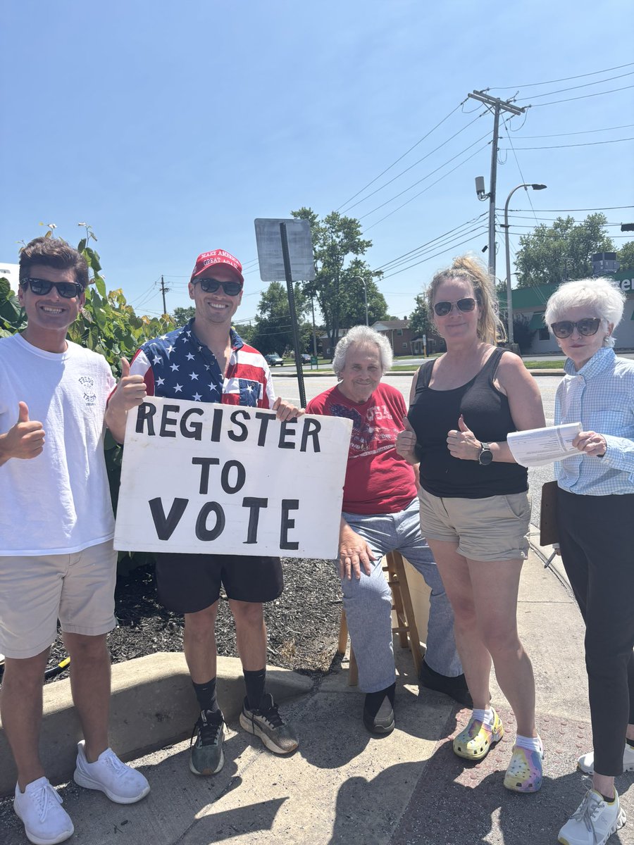 Ellis Dukehart (@eduke15) on Twitter photo R+1 ๐ด in York County
After enjoying some Ritaโs she came over and registered to vote!โค๏ธ๐บ๐ธ
<a href="/EarlyVoteAction/">Scott Presler's Early Vote Action</a> <a href="/ScottPresler/">ThePersistence</a> R+1 ๐ด in York County
After enjoying some Ritaโs she came over and registered to vote!โค๏ธ๐บ๐ธ
<a href="/EarlyVoteAction/">Scott Presler's Early Vote Action</a> <a href="/ScottPresler/">ThePersistence</a>