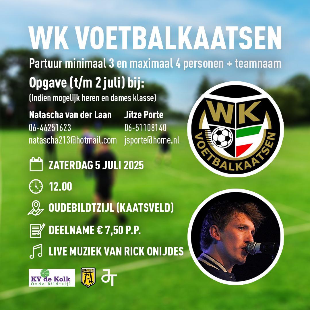Voorbereidingen WK voetbalkaatsen in volle gang. De aftrap is morgen 12.00 uur en vanaf 17.00 uur live muziek. Jij komt toch ook🍻💃🏼☀️.