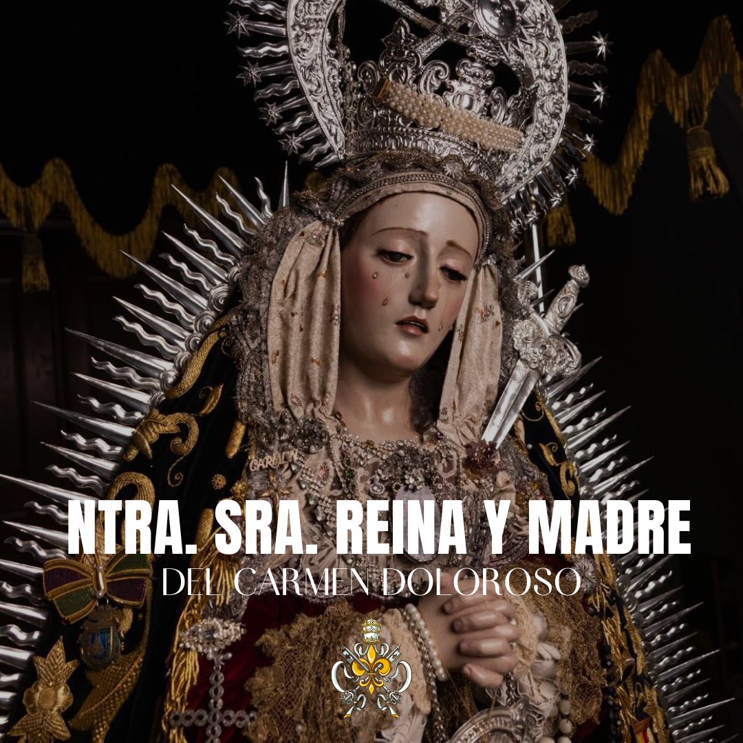 📝 OFICIAL |

Nos complace anunciar el acuerdo alcanzado con <a href="/CarmenDoloroso/">Hermandad Sacramental del Carmen Doloroso</a> en el que renovamos nuestro vínculo para acompañar a Nuestra Señora, Reina y Madre del Carmen Doloroso para acompañarla en su Salida Procesional de 2026

#EloyExpiración
#CofradíasMLG