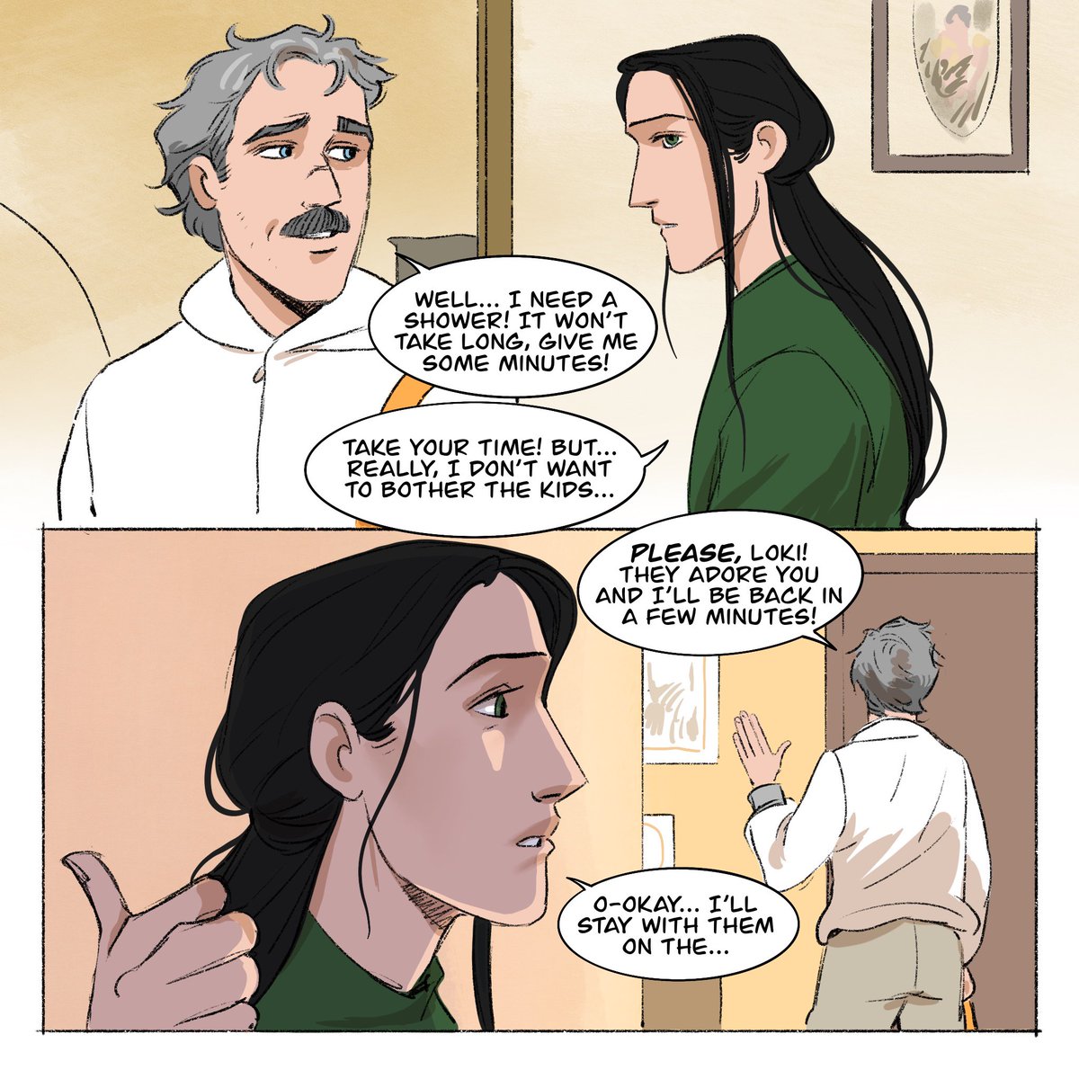 alice_rovai's tweet image. FREYJA 2, part 15 😗🌈
Well. The kids know what’s best.
;)
#Lokius #Freyja