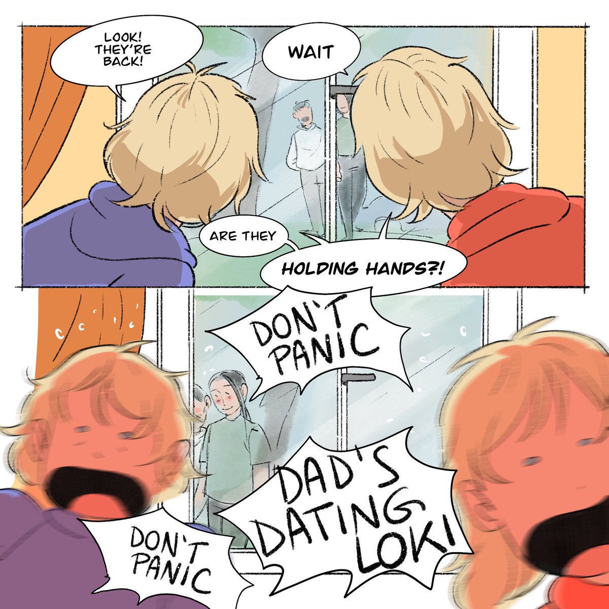 alice_rovai's tweet image. FREYJA 2, part 15 😗🌈
Well. The kids know what’s best.
;)
#Lokius #Freyja