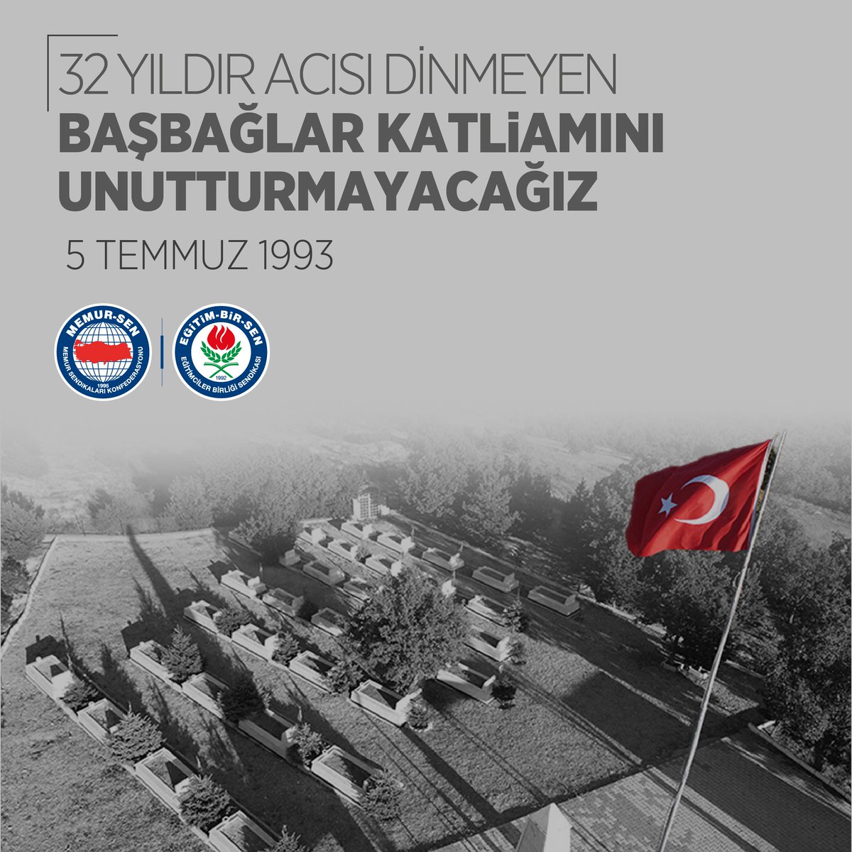 EgitimBirSen's tweet photo. Erzincan’ın Kemaliye ilçesine bağlı Başbağlar Köyü’nde 5 Temmuz 1993’te terör örgütü PKK tarafından katledilen  vatandaşlarımızı rahmetle anıyor, insanlık dışı bu vahşetin faillerini nefretle lanetliyoruz. Başbağlar Köyü şehitlerimizi unutmadık, unutturmayacağız.

Haber için: https://t.co/Av7hdgvmct

#Unutmayacağız
#Başbağlar
#BaşbağlarKatliamı
#BaşbağlarıUnutmayacağız