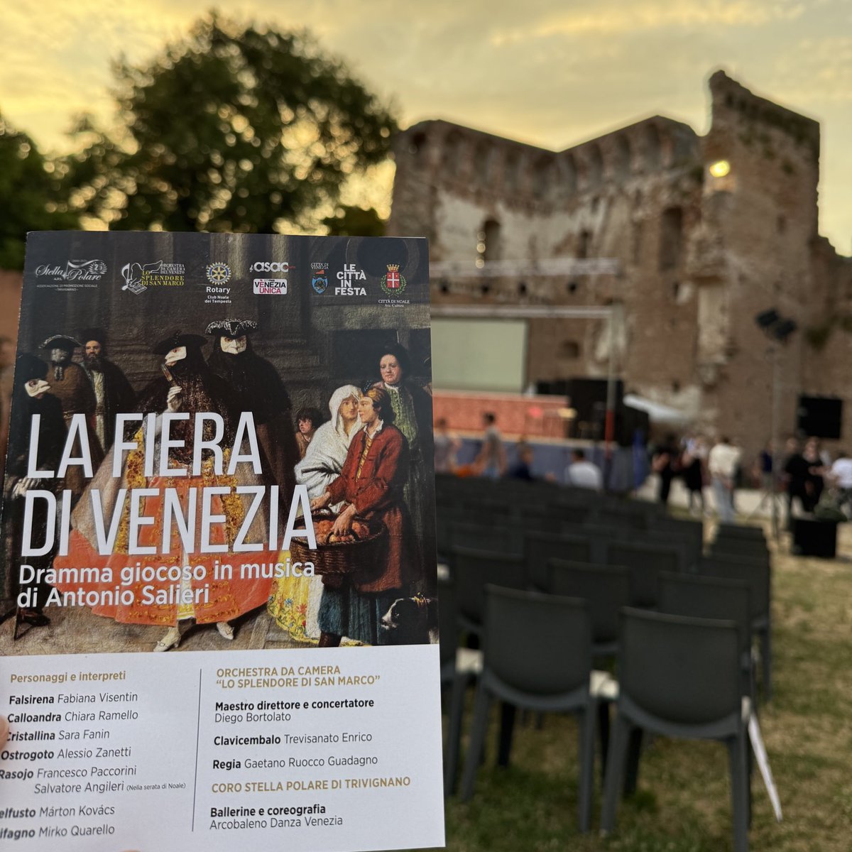 MonsalveErnesto's tweet photo. Preparado para el estreno en tiempos modernos de «La fiera di Venezia» de #Salieri 🇮🇹 #Noale #Italia https://t.co/QEwSm7GjjG