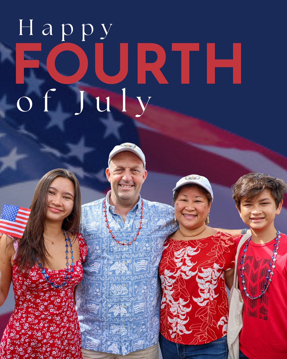 GovJoshGreenMD's tweet image. Have a safe and happy Fourth, Hawai‘i. Celebrate responsibly and protect our communities.