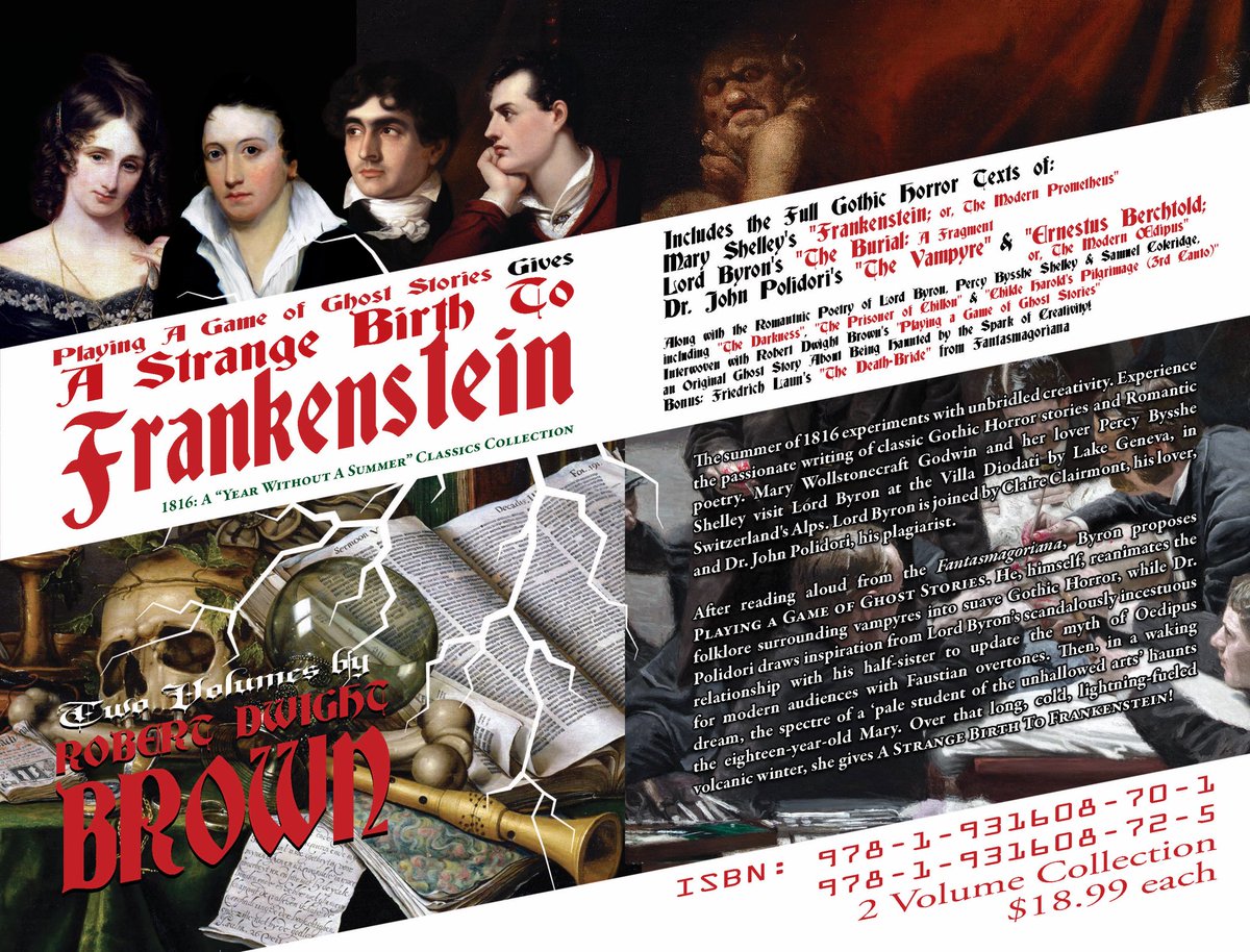 honestforger's tweet photo. @Gabino_Iglesias Imagine a Gothic ghost story about being haunted by the creative spirit interwoven into this atypical collection of Gothic novels, short stories &amp; Romantic poetry, that includes Frankenstein &amp; The Vampyre

Order Vol 1@ https://t.co/RG67omYLvz
Order Vol 2@ https://t.co/AZw5MYxLDX https://t.co/QnH0TSrg4i
