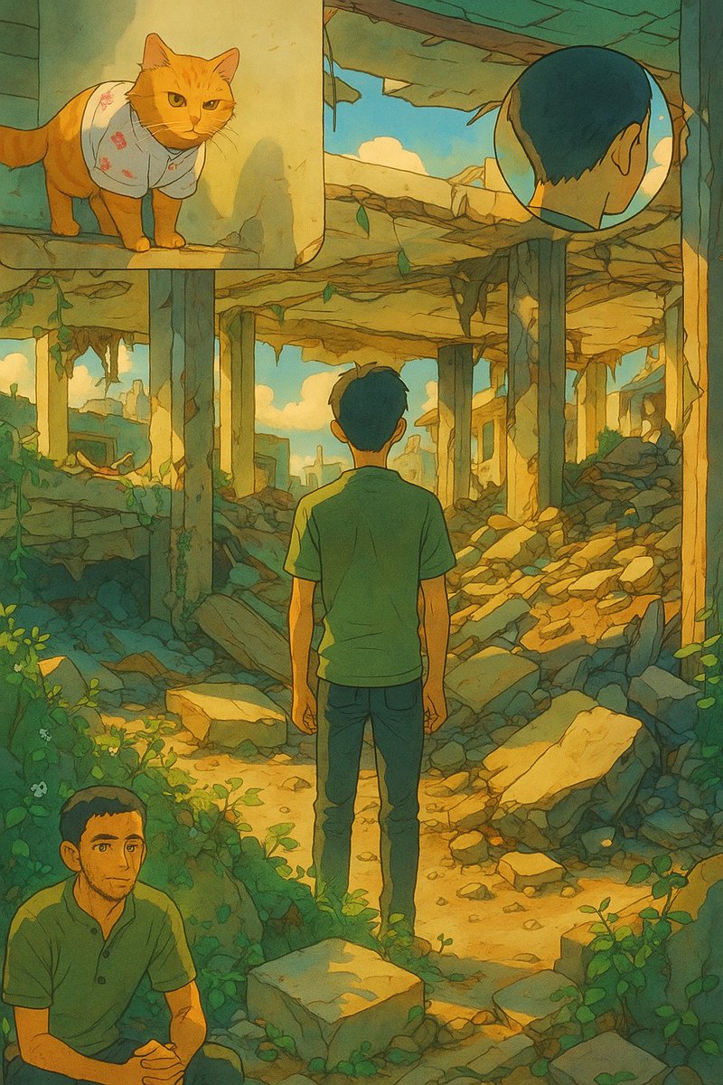 SayedSayed68947's tweet image. "Amid the rubble and airstrikes, my family, my cat Simba, and I are just trying to survive.
My name is Sayed, and we urgently need your help.
Any donation, any act of kindness, could save our lives. Please don’t forget us. 💔"

#SaveSimba #DonateForGaza #GazaUnderAttack  #Gaza