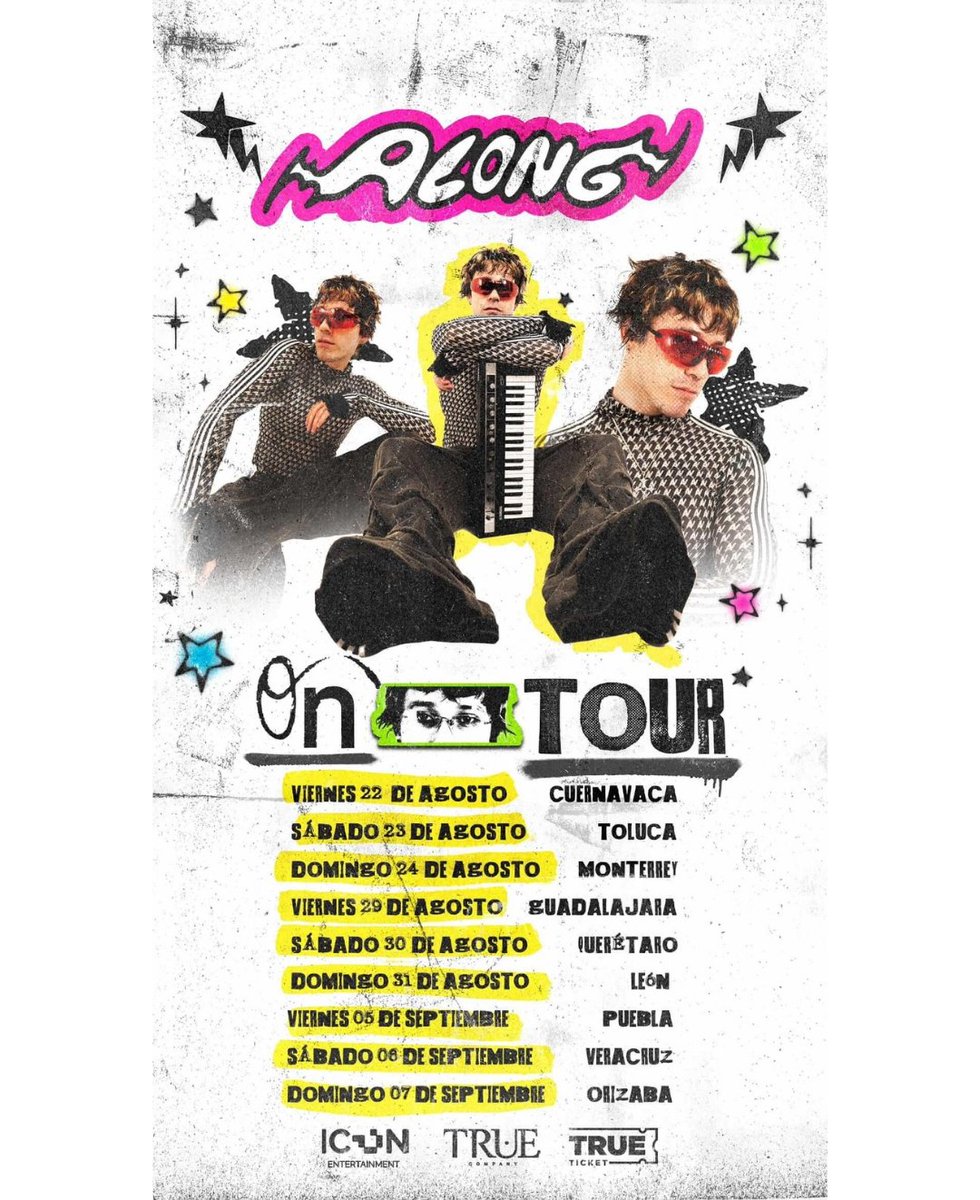 ¡Prepárense! 🎶✨
<a href="/alongmusic/">ALONG</a> se va de gira y llegará a las siguientes ciudades:

📍 Cuernavaca
📍 Toluca
📍 Monterrey
📍 Guadalajara
📍 Querétaro
📍 León
📍 Puebla
📍 Veracruz
📍 Orizaba