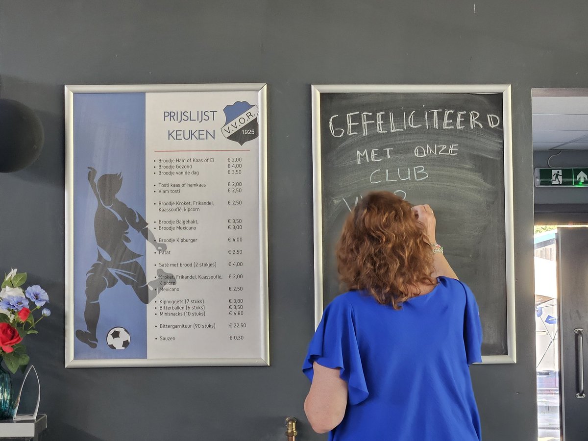 'Gefeliciteerd met onze club' #VVOR #100yo