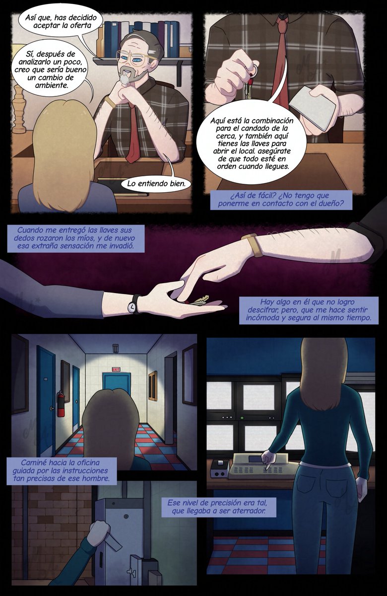 Midory1987's tweet photo. 🟣 BEHIND THE MASK🟡
FNAF Movie Cómic por Midory Arts  

Capítulo 2 "Labor"  

(1-4/11) #FNAF https://t.co/iT6TVVNv0r