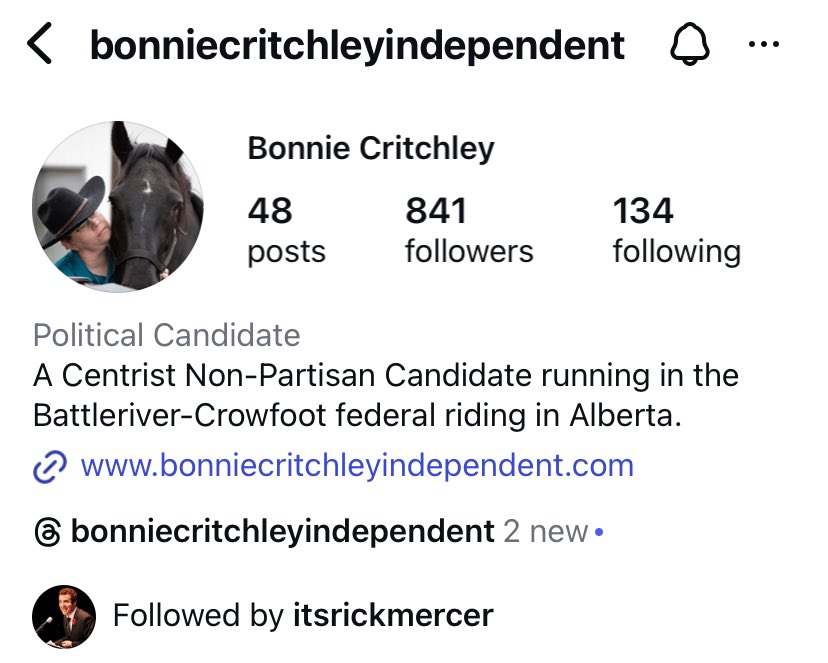 Ïsis Wise🇨🇦🇺🇸 (@libs4canada) on Twitter photo <a href="/dmacpher/">Dieter MacPherson 🇨🇦 🚀🌕</a> Battle River-Crowfoot is Bonnie Critchley country. Her grassroots campaign is a showdown in rural Alberta, but she’s up against Poilievre backed by big donors and the CPC war machine!
Donate to Critchley’s campaign at BonnieCritchletIndependent.com <a href="/dmacpher/">Dieter MacPherson 🇨🇦 🚀🌕</a> Battle River-Crowfoot is Bonnie Critchley country. Her grassroots campaign is a showdown in rural Alberta, but she’s up against Poilievre backed by big donors and the CPC war machine!
Donate to Critchley’s campaign at BonnieCritchletIndependent.com