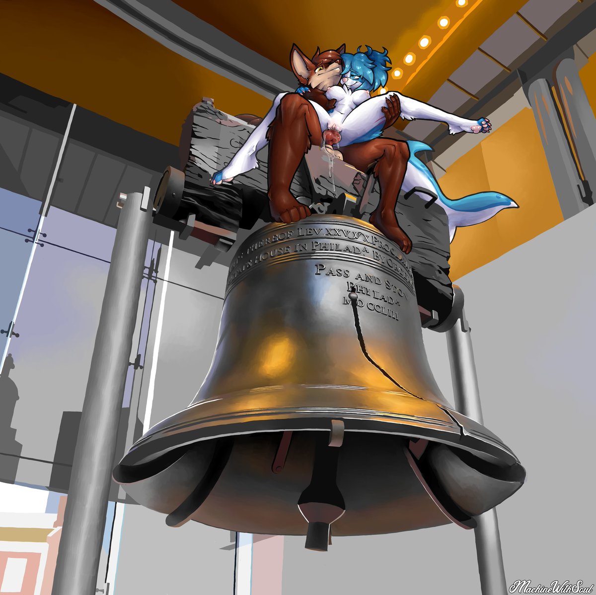 Happy Fourth of July, folks! This was a gift from <a href="/DageionDecath/">Fenny</a> , featuring My hybrid Aiden making further hybrids with his gal. Art is by MachineWithSoul